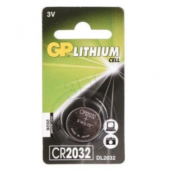 Lithium button battery GP Batteries CR2032-U1 3.0V | blister 1 pcs