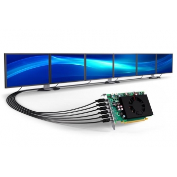 MATROX C680 4GB, MiniDP, Board-to-board framelock cable, PCI-E x16, 6-out-put