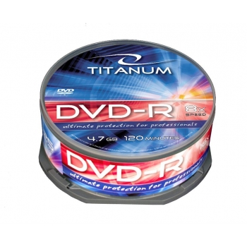 DVD-R TITANUM [ cake box 25 | 4.7GB | 8x ]