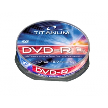 DVD-R TITANUM [ cake box 10 | 4.7GB | 8x ]