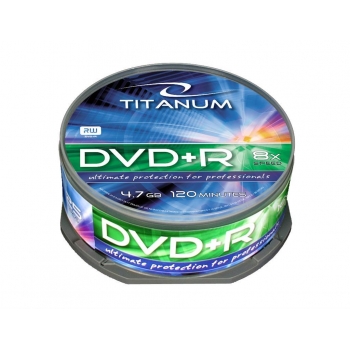 DVD+R TITANUM [ cake box 25 | 4.7GB | 8x ]