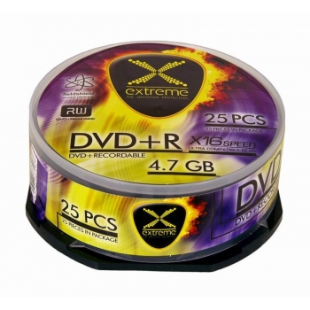 DVD+R Extreme [ cake box 25 | 4.7GB | 16x ]