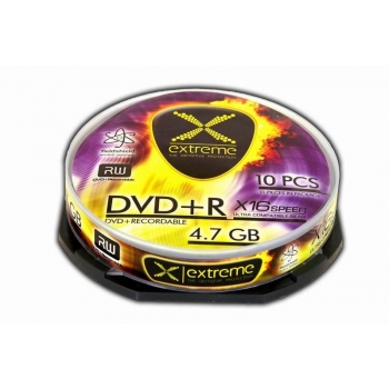 DVD+R Extreme [ cake box 10 | 4.7GB | 16x ]