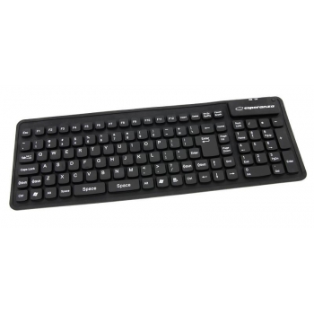 Tastatura Esperanza EK113 Silicon flexibil impermeabil USB - PS2 5905784768281
