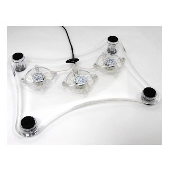 ESPERANZA Stand Cooling pod Notebook Levanter EA107, 3 Fans Illuminated