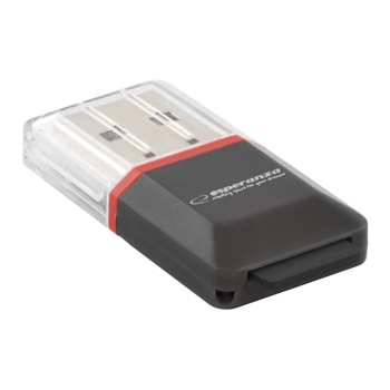 ESPERANZA Cititor de card MicroSD| EA134K| negru | USB 2.0|(MicroSD Pen Drive)