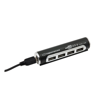 ESPERANZA Hub 4 Porty EA115 USB 2.0 ALUMINIUM