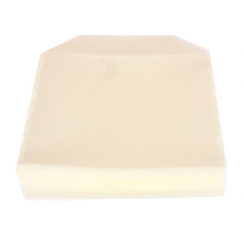 Plic maneca pentru CD / DVD 128 x 128 mm -100 MICRON | 100 buc.