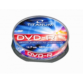 DVD-R TITANUM [ cake box 10 | 4.7GB | 16x ]
