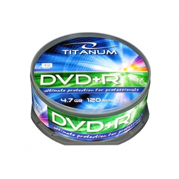 DVD+R TITANUM [ cake box 25 | 4.7GB | 16x ]
