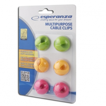 Esperanza Cablu Organizator negru EBA101M MIX