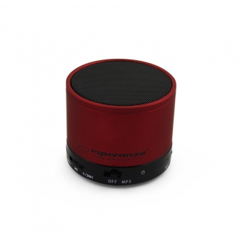 Boxa Wireless Esperanza EP115K Bluetooth RITMO Red EP115C - 5901299909201