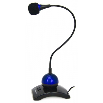 Microfon Esperanza EH130B switch ON-OFF black-blue 5901299929018 