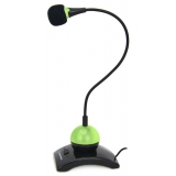 Microfon Esperanza EH130G switch ON-OFF black-green 5901299929001