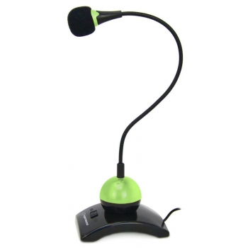 Microfon Esperanza EH130G switch ON-OFF black-green 5901299929001
