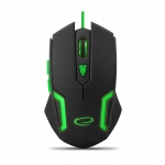 Mouse Esperanza EGM205G Optic 6D 6 butoane 2400dpi USB Green 5901299925539