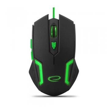 Mouse Esperanza EGM205G Optic 6D 6 butoane 2400dpi USB Green 5901299925539