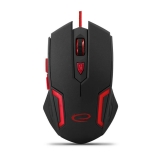 Mouse Esperanza EGM205R Optic 6D 6 butoane 2400dpi USB Red 5901299925522