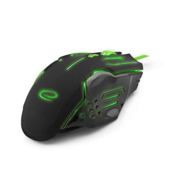 Mouse Esperanza EGM403G Optic 6D 6 butoane 2400dpi Verde USB 5901299925478