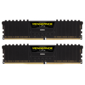 Corsair Vengeance LPX Black Heat spreader, DDR4, 2666MHz 16GB 2 x 288 DIMM