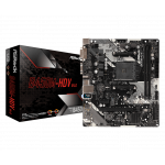 ASROCK B450M-HDV R4.0 ASRock B450M-HDV R4.0, AM4, DDR4 3200+, 4 SATA3, HDMI, DVI-D, D-Sub