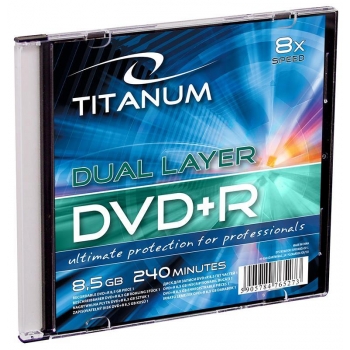 DVD+R DL TITANUM [ Slim x 1 | 8,5GB | 8x ] 1250 - 5905784765273