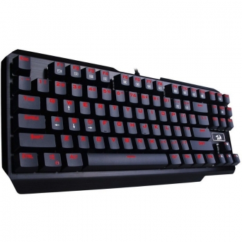 Tastatura Mecanica Redragon Usas Black Rrezistenta la apa iluminare LED rosie 12 taste multimedia USB K553-BK