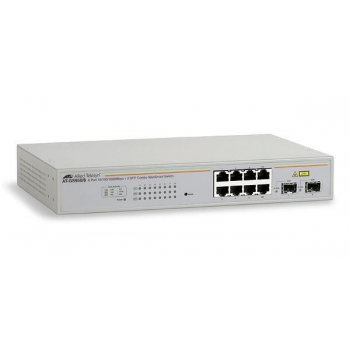 Switch Allied Telesis AT-GS950/8 8xRJ-45 10/100/1000Mbps+ 2xCombo SFP