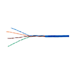Cablu U/UTP Cat.5e, 4x2xAWG24/1, PVC, Eca, albastru, Schrack HSEKU424P1