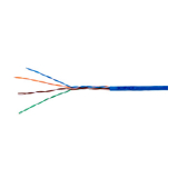 Cablu U/UTP Cat.5e, 4x2xAWG24/1, PVC, Eca, albastru, Schrack HSEKU424P1