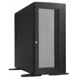 Carcasa rack CHEMBRO - dimensiuni utile:19"/4U/553mm, 3x5.25" driver bay la vedere, 4x3,5" ascunse, 1x12cm cooler in spate, 1x 9cm in fata, usa in fata inchidere cu cheie, laterala inchidere cu cheie, neagra, (MB acceptata ATX, E-ATX12"