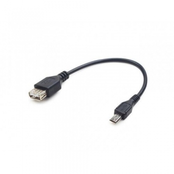 Gembird cable USB OTG AF to micro BM, 0,15 m A-OTG-AFBM-03