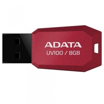 Memorie USB ADATA DashDrive Value UV100 8GB USB 2.0 Red AUV100-8G-RRD