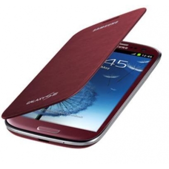 Husa Samsung EFC-1G6FRECSTD pentru i9300 Galaxy S III Red