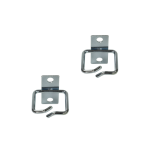 ORGANIZATOR cabluri LOGILINK, pentru montare sine laterale 19", 2 inele din otel 40x40mm, silver, OR0001