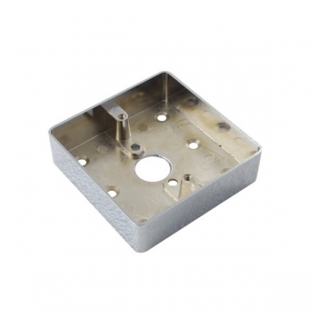 Carcasa ABK-801B-M pentru montarea aplicata a butoanelor din metal Dimensiuni: 86x86x25 mm
