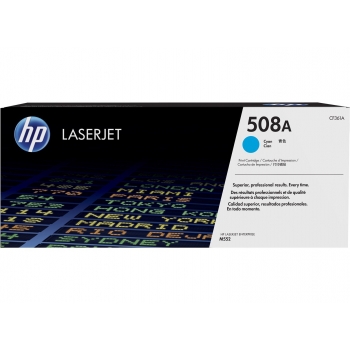 HP 508A Cyan Original LaserJet Toner Cartridge (5k) CF361A