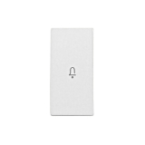 Clapeta cu simbol CLOPOTEL, 1M, alb ET102006 Schrack