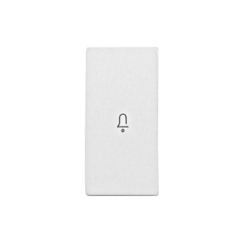 Clapeta cu simbol CLOPOTEL, 1M, alb ET102006 Schrack