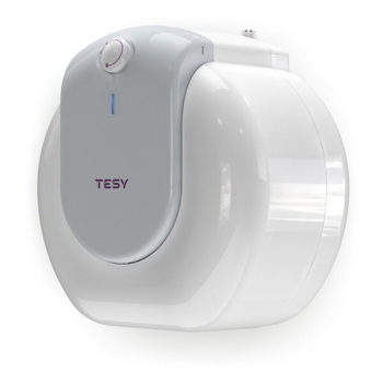 Boiler electric Tesy Compact Line TESY GCU 1515 L52 RC, putere 1500 W, capacitate 15 L, presiune 0.9 Mpa, izolatie 19 mm, instalare sub chiuveta, control mecanic, clasa energetica C, protectie sticla ceramica, timp incalzire 35 min, termostat reglabil, cu