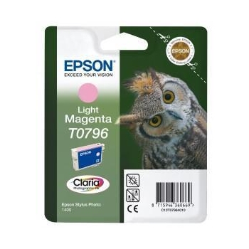 Cartus Cerneala Epson T0796 Light Magenta 930 pagini for Epson Stylus Photo R1400 C13T07964010