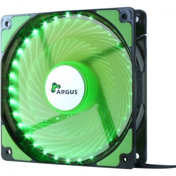 Ventilator / radiator Inter-Tech Argus L-12025 Green LED Fan L-12025-GR