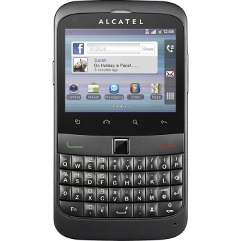 Telefon Mobil Alcatel One Touch 916 Black 3G Tastatura qwerty Camera Foto 3.15 MPx Android v2.3 ALC916BLK