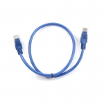 Patch cord UTP Gembird cat. 5E 0.5m albastru PP12-0.5M/B