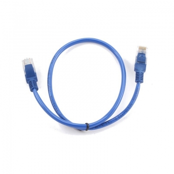 Patch cord UTP Gembird cat. 5E 0.5m albastru PP12-0.5M/B