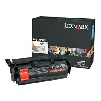 Cartus Toner Lexmark T654X21E Black Extra High Yield 36000 pagini for T654, T654DN, T654DTN, T654N, T656DNE