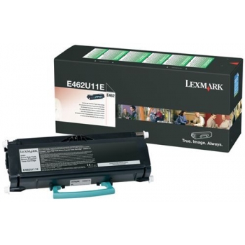 Cartus Toner Lexmark E462U11E Black Extra High Yield Return Program 18000 pagini for E462DTN