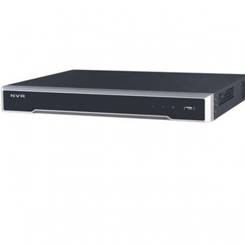 Hikvision NVR DS-7608NI-I2/8P, 16-ch, 1-ch, RCA (2.0 Vp-p, 1kÎ©), 1-ch, RCA (Linear, 1kÎ©), 4-ch@8MP,16-ch@1080P, 2 SATA interfaces for 2 HDDs, Up to 6TB capacity for each HDD, 1RJ-45 10/100/1000Mbps self-adaptive Ethernet interface, RS-232, 16 independen