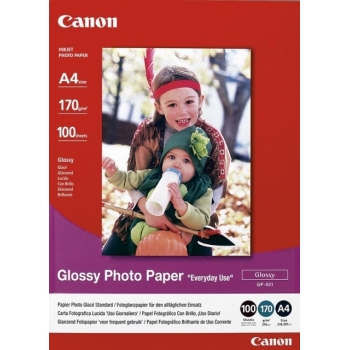 Hartie Foto Canon GP-501 Glossy Dimensiune: 4x6 inch, 10x15 cm Numar coli: 100 BS0775B003AA