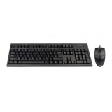 Kit Tastatura+Mouse A4Tech KRS-8372-USB Tastatura KRS-83 USB Mouse Optic OP-720 USB Black